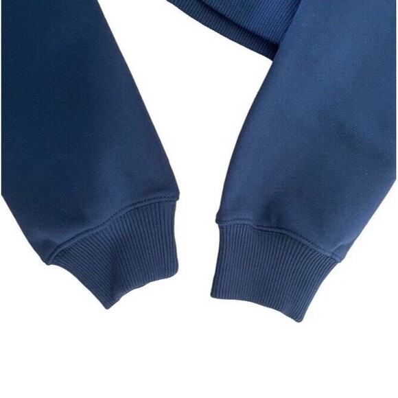 Coach Limited Edition Navy Airbrush Embroidered Crew Terry Sweatshirt Boxy XS - Picture 5 of 9